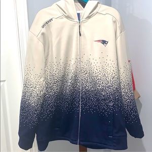 Patriot NFL Hoodie with zipper for Men. Size XL
